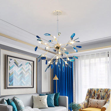 Agate Slices Chandelier - LUUGAA