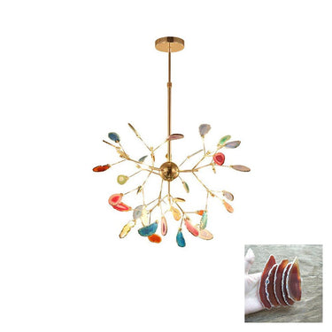 Agate Slices Chandelier - LUUGAA