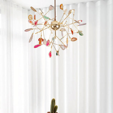 Agate Slices Chandelier - LUUGAA