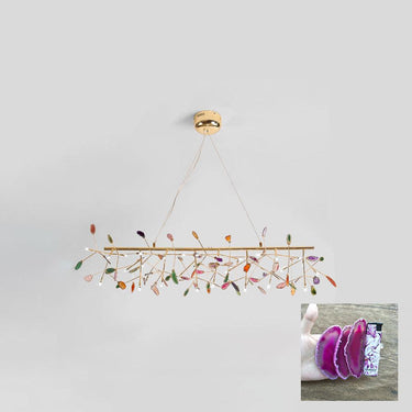 Agate Slices Chandelier - LUUGAA