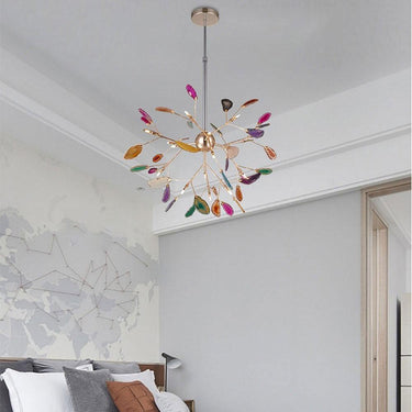 Agate Slices Chandelier - LUUGAA