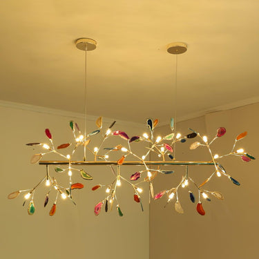 Agate Slices Chandelier - LUUGAA