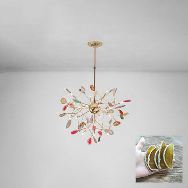 Agate Slices Chandelier - LUUGAA