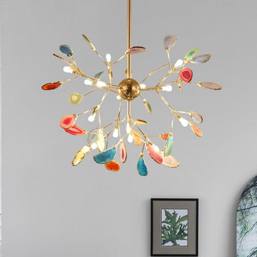 Agate Slices Chandelier - LUUGAA