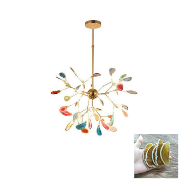 Agate Slices Chandelier - LUUGAA
