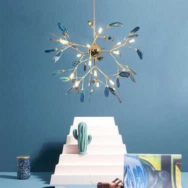 Agate Slices Chandelier - LUUGAA