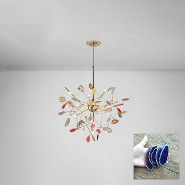 Agate Slices Chandelier - LUUGAA