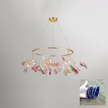 Agate Slices Chandelier - LUUGAA