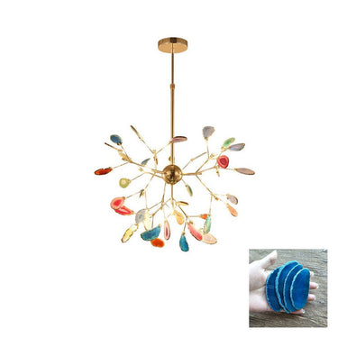 Agate Slices Chandelier - LUUGAA