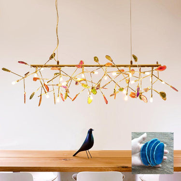 Agate Slices Chandelier - LUUGAA