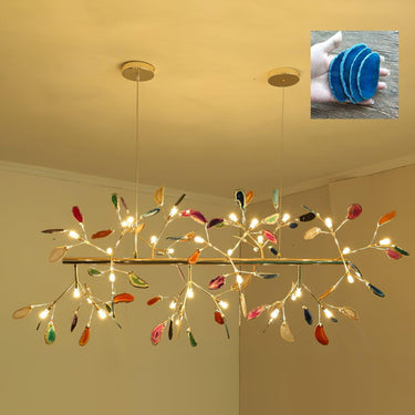Agate Slices Chandelier - LUUGAA