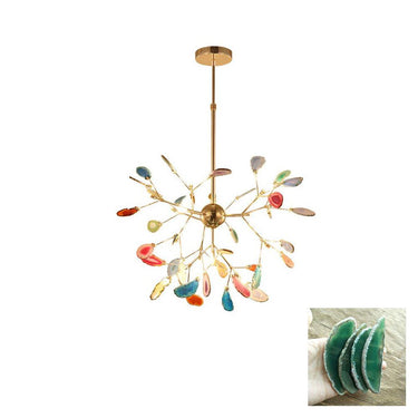 Agate Slices Chandelier - LUUGAA