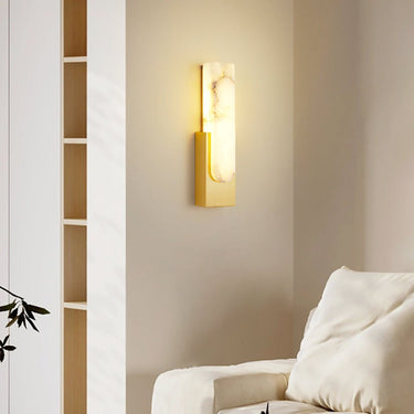 Agatha Alabaster Wall Lamp - LUUGAA