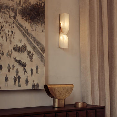 Alabaster Wall Sconce - LUUGAA