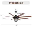 Alistair Ceiling Fan with Light - LUUGAA
