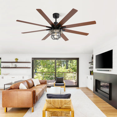 Alistair Ceiling Fan with Light - LUUGAA