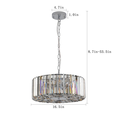 Amber Radiance chandelier - LUUGAA