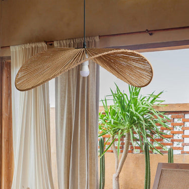 Ancient Rhyme Rattan Woven Pendant Light - LUUGAA