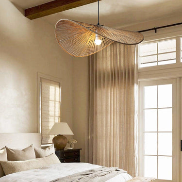 Ancient Rhyme Rattan Woven Pendant Light - LUUGAA
