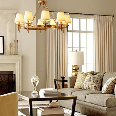 Antique Brass Chandelier - LUUGAA