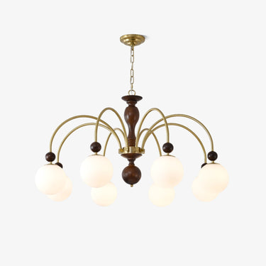Archway Walnut Color Chandelier - LUUGAA