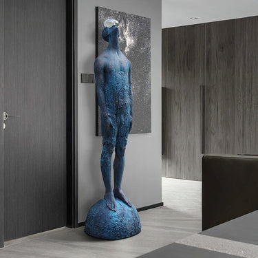Atlas Guardian Sculpture Floor Ornaments - LUUGAA