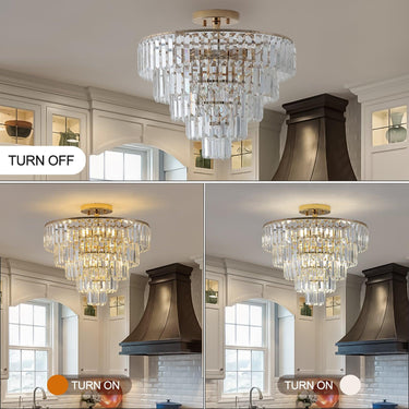 Aurelia Crystal Chandelier - LUUGAA