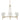 Bedford Antique Gold 6 - Light Chandelier - LUUGAA