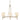 Bedford Antique Gold 6 - Light Chandelier - LUUGAA