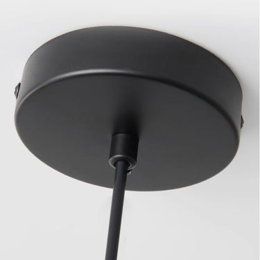 Black Disc Pendant Light - LUUGAA