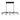 Black Iron Lantern Chandelier - LUUGAA