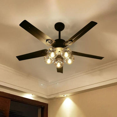 Black Vintage Ceiling Fan - LUUGAA