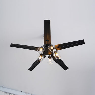 Black Vintage Ceiling Fan - LUUGAA