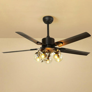 Black Vintage Ceiling Fan - LUUGAA