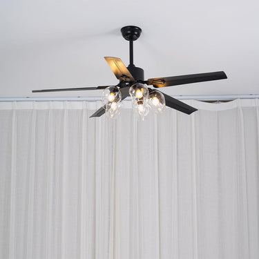 Black Vintage Ceiling Fan - LUUGAA