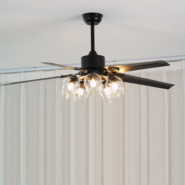 Black Vintage Ceiling Fan - LUUGAA
