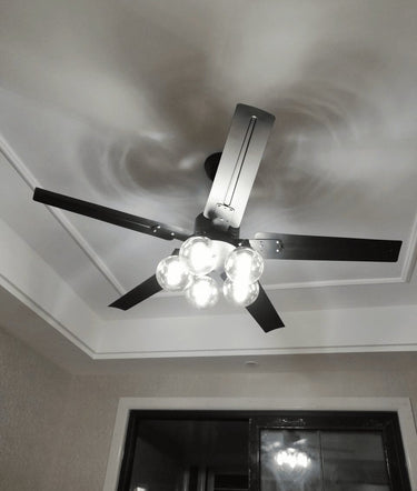 Black Vintage Ceiling Fan - LUUGAA