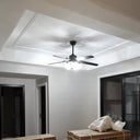 Black Vintage Ceiling Fan - LUUGAA
