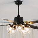 Black Vintage Ceiling Fan - LUUGAA