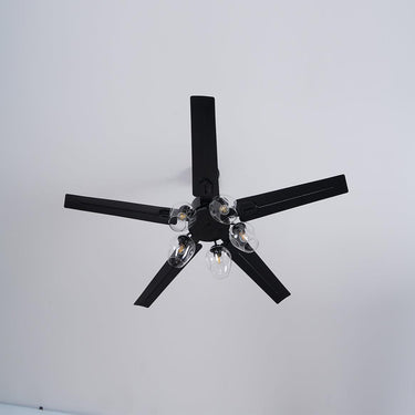 Black Vintage Ceiling Fan - LUUGAA