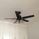 Black Vintage Ceiling Fan - LUUGAA