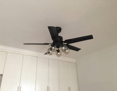 Black Vintage Ceiling Fan - LUUGAA