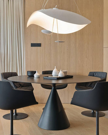 Black Wheel Pendant Light - LUUGAA