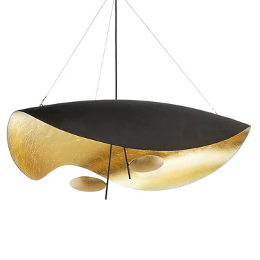 Black Wheel Pendant Light - LUUGAA