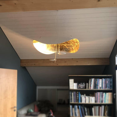 Black Wheel Pendant Light - LUUGAA