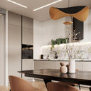 Black Wheel Pendant Light - LUUGAA