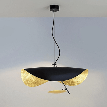 Black Wheel Pendant Light - LUUGAA