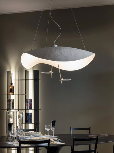 Black Wheel Pendant Light - LUUGAA