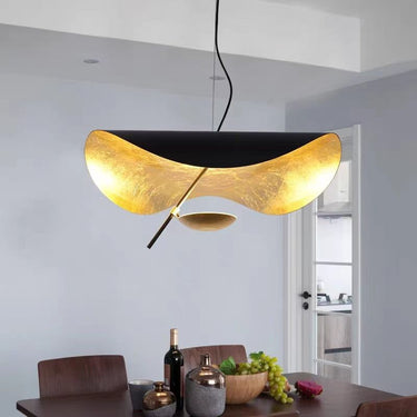 Black Wheel Pendant Light - LUUGAA