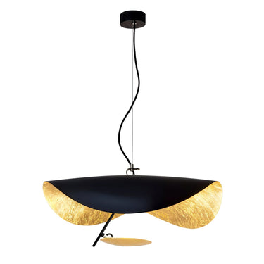 Black Wheel Pendant Light - LUUGAA